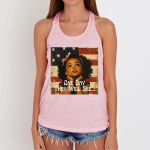 Patriotic Future Leade Women's Knotted Racerback Tank