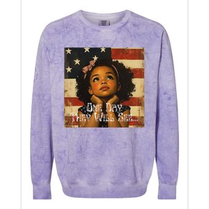 Patriotic Future Leader Colorblast Crewneck Sweatshirt