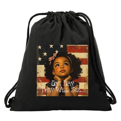 Patriotic Future Leader Drawstring Bag