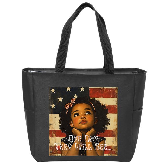 Patriotic Future Leader Zip Tote Bag