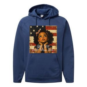 Patriotic Future Leader Performance Fleece Hoodie