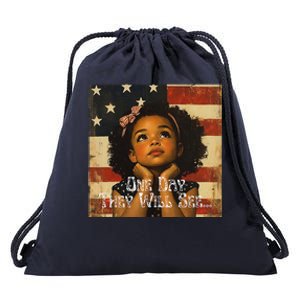 Patriotic Future Leader Drawstring Bag