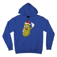 Pickle Fruit Lover Xmas Santa Hat Pickle Christmas Gift Hoodie