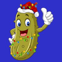 Pickle Fruit Lover Xmas Santa Hat Pickle Christmas Gift T-Shirt