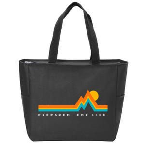 Prepared For Lifemountains Zip Tote Bag