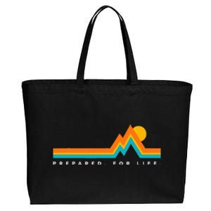 Prepared For Lifemountains Cotton Canvas Jumbo Tote