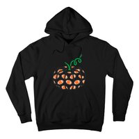 Pumpkin Football Lazy Halloween Costume Cool Sport Hoodie