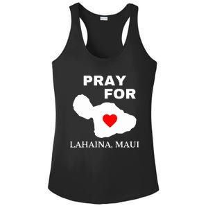 Pray For Lahaina Maui Wildfire Lahaina Gift Ladies PosiCharge Competitor Racerback Tank