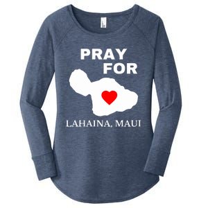 Pray For Lahaina Maui Wildfire Lahaina Gift Women's Perfect Tri Tunic Long Sleeve Shirt