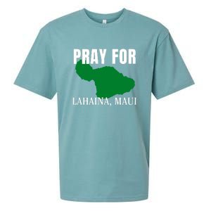 Pray For Lahaina Wildfire Support Gift Sueded Cloud Jersey T-Shirt