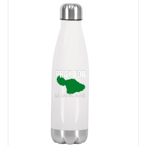 Pray For Lahaina Wildfire Support Gift Stainless Steel Insulated Water Bottle