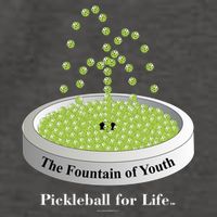 Pickleball For Life Fountain Green Vector Backpack