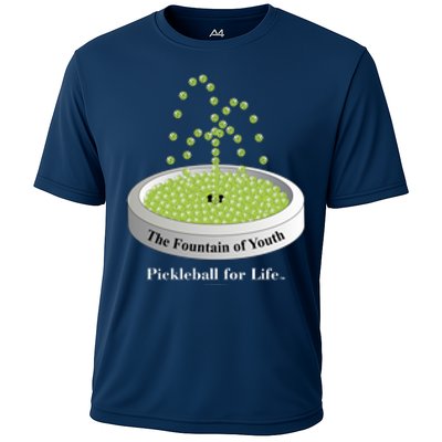 Pickleball For Life Fountain Green Cooling Performance Crew T-Shirt