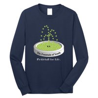 Pickleball For Life Fountain Green Long Sleeve Shirt