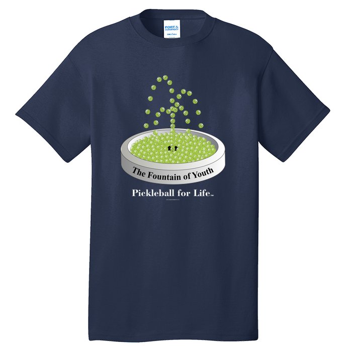 Pickleball For Life Fountain Green Tall T-Shirt