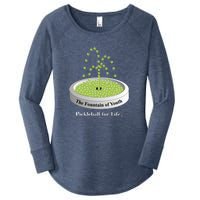 Pickleball For Life Fountain Green Women's Perfect Tri Tunic Long Sleeve Shirt