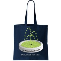 Pickleball For Life Fountain Green Tote Bag