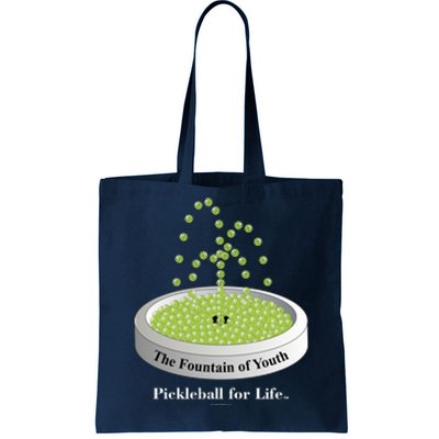 Pickleball For Life Fountain Green Tote Bag