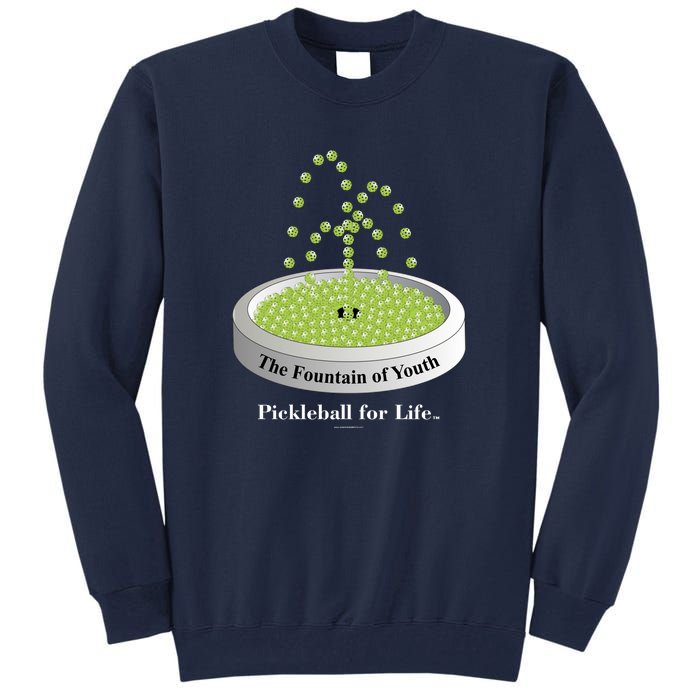 Pickleball For Life Fountain Green Tall Sweatshirt