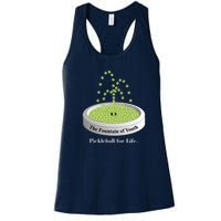 Pickleball For Life Fountain Green Women's Racerback Tank