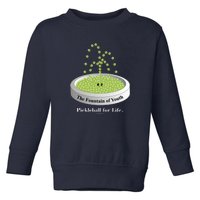 Pickleball For Life Fountain Green Toddler Sweatshirt