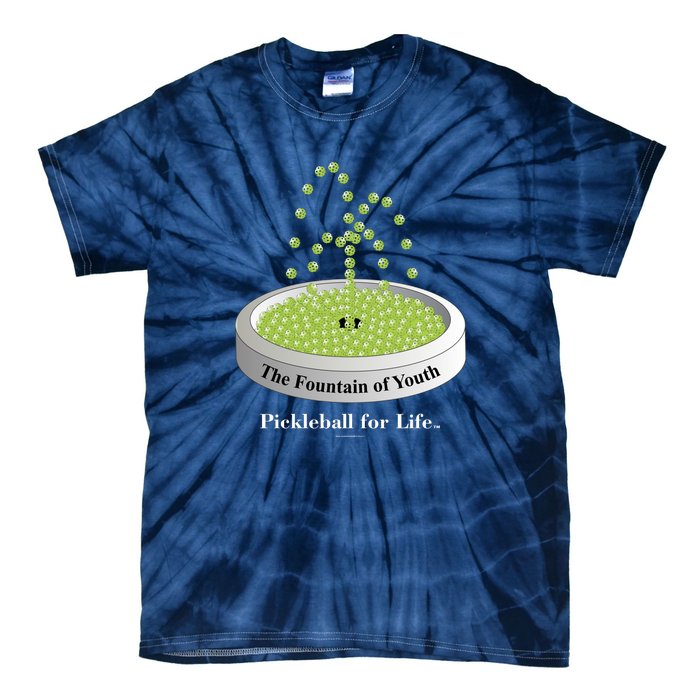 Pickleball For Life Fountain Green Tie-Dye T-Shirt