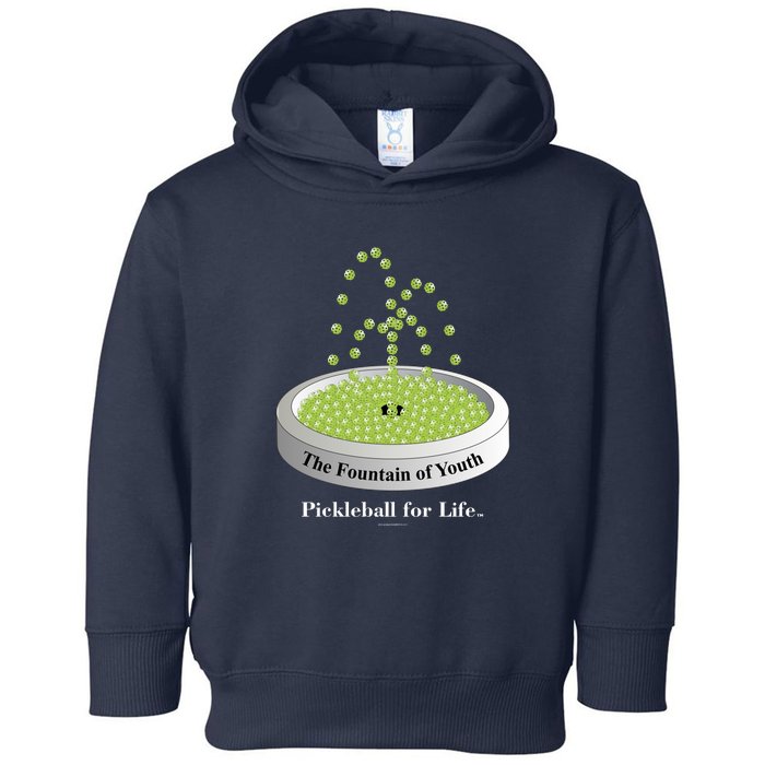 Pickleball For Life Fountain Green Toddler Hoodie