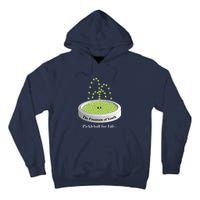 Pickleball For Life Fountain Green Tall Hoodie