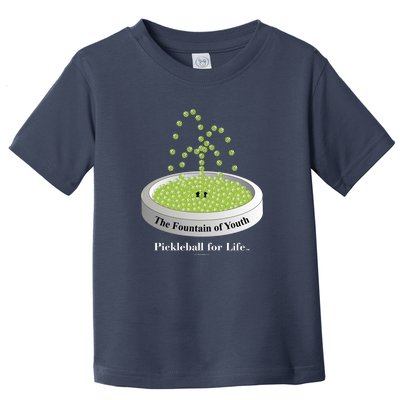 Pickleball For Life Fountain Green Toddler T-Shirt