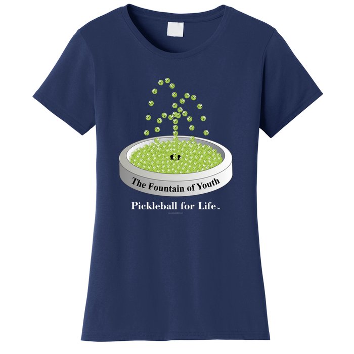 Pickleball For Life Fountain Green Women's T-Shirt