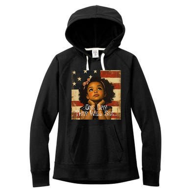 Patriotic Future Leader Women's Fleece Hoodie