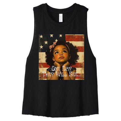 Patriotic Future Leader Women's Racerback Cropped Tank