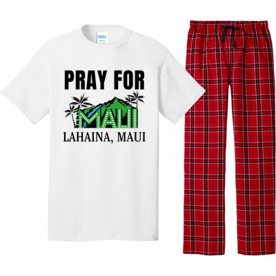 Pray For Lahaina Maui Hawaii Strong Wildfire Support Pajama Set