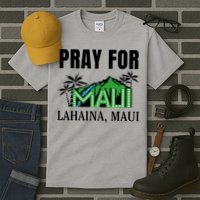 Pray For Lahaina Maui Hawaii Strong Wildfire Support  Strong Maui Tall T-Shirt