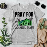 Pray For Lahaina Maui Hawaii Strong Wildfire Support  Strong Maui Premium T-Shirt