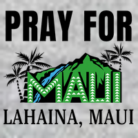 Pray For Lahaina Maui Hawaii Strong Wildfire Support  Strong Maui Premium T-Shirt