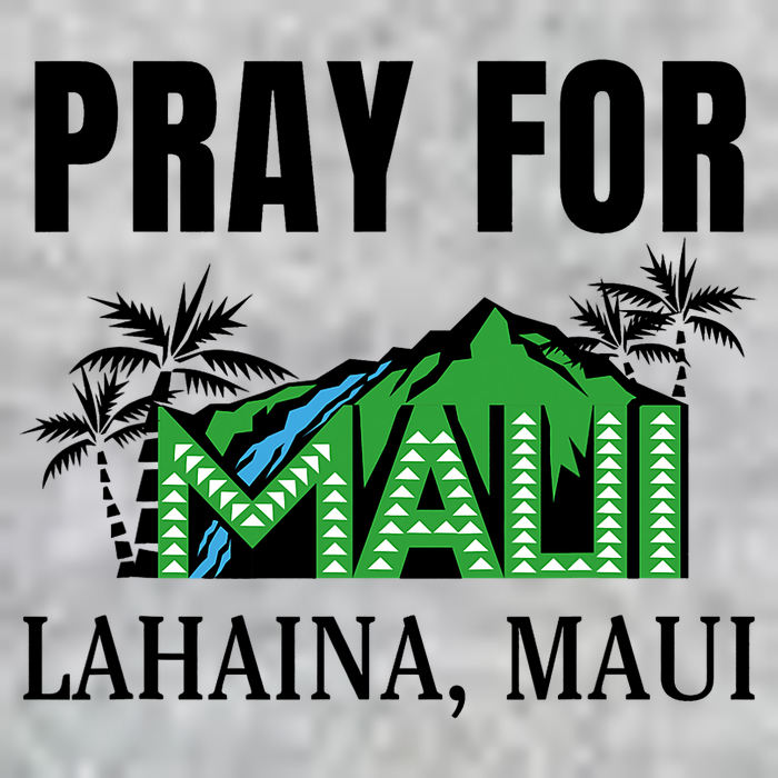 Pray For Lahaina Maui Hawaii Strong Wildfire Support  Strong Maui Premium T-Shirt
