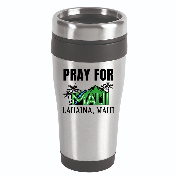 Pray For Lahaina Maui Hawaii Strong Wildfire Support  Strong Maui 16oz Travel Tumbler