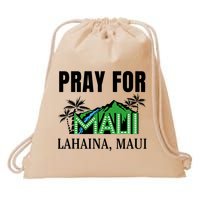 Pray For Lahaina Maui Hawaii Strong Wildfire Support  Strong Maui Drawstring Bag