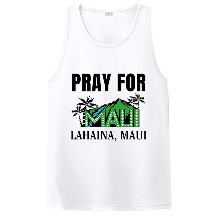 Pray For Lahaina Maui Hawaii Strong Wildfire Support  Strong Maui PosiCharge Competitor Tank