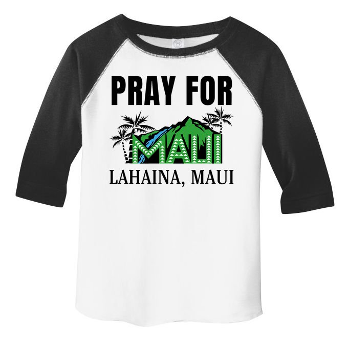 Pray For Lahaina Maui Hawaii Strong Wildfire Support  Strong Maui Toddler Fine Jersey T-Shirt