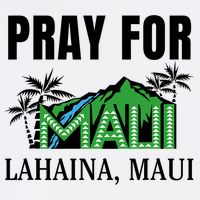 Pray For Lahaina Maui Hawaii Strong Wildfire Support  Strong Maui Kids T-Shirt
