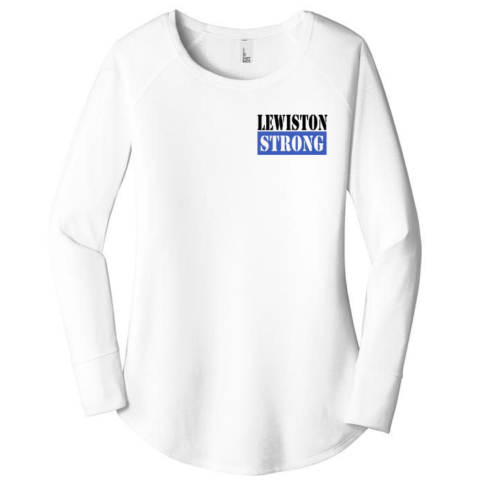 Pray For Lewiston Strong Women's Perfect Tri Tunic Long Sleeve Shirt