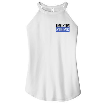 Pray For Lewiston Strong Women’s Perfect Tri Rocker Tank