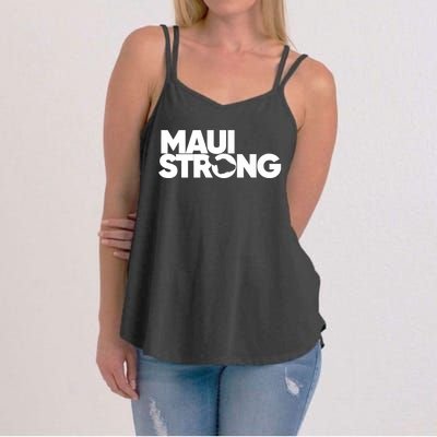 Pray For Maui Hawaii Strong Women's Strappy Tank