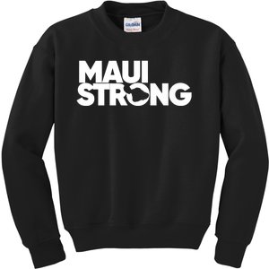 Pray For Maui Hawaii Strong Kids Sweatshirt