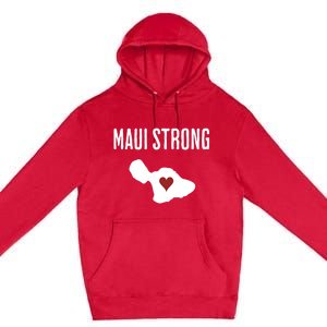 Pray For Maui Hawaii Strong Premium Pullover Hoodie