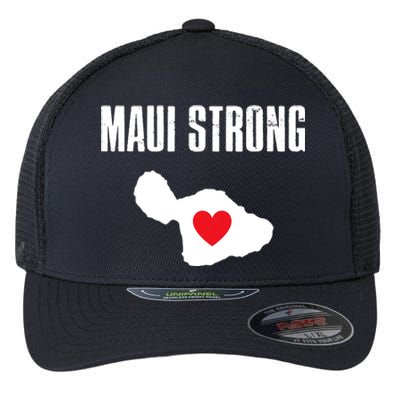 Pray For Maui Hawaii Strong Flexfit Unipanel Trucker Cap