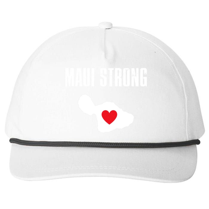 Pray For Maui Hawaii Strong Snapback Five-Panel Rope Hat