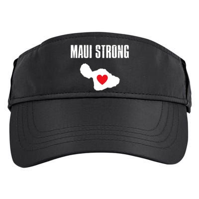 Pray For Maui Hawaii Strong Adult Drive Performance Visor